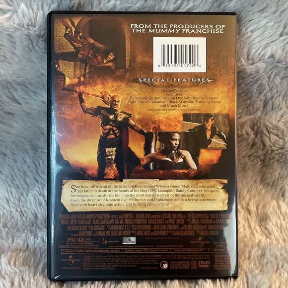 Scorpion King 1 2 DVD Lot Bundle Rise of a Warrior Dwayne The Rock Johnson - Picture 13 of 16